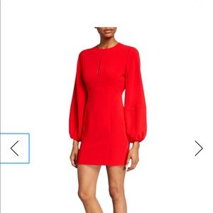 Danica Ballon-sleeve mini dress